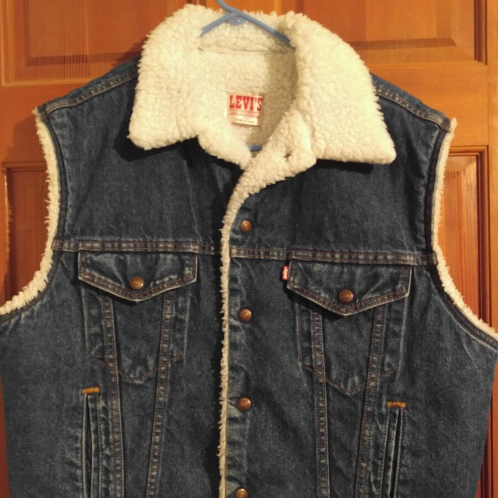 Levis Vintage Denim wool Vest